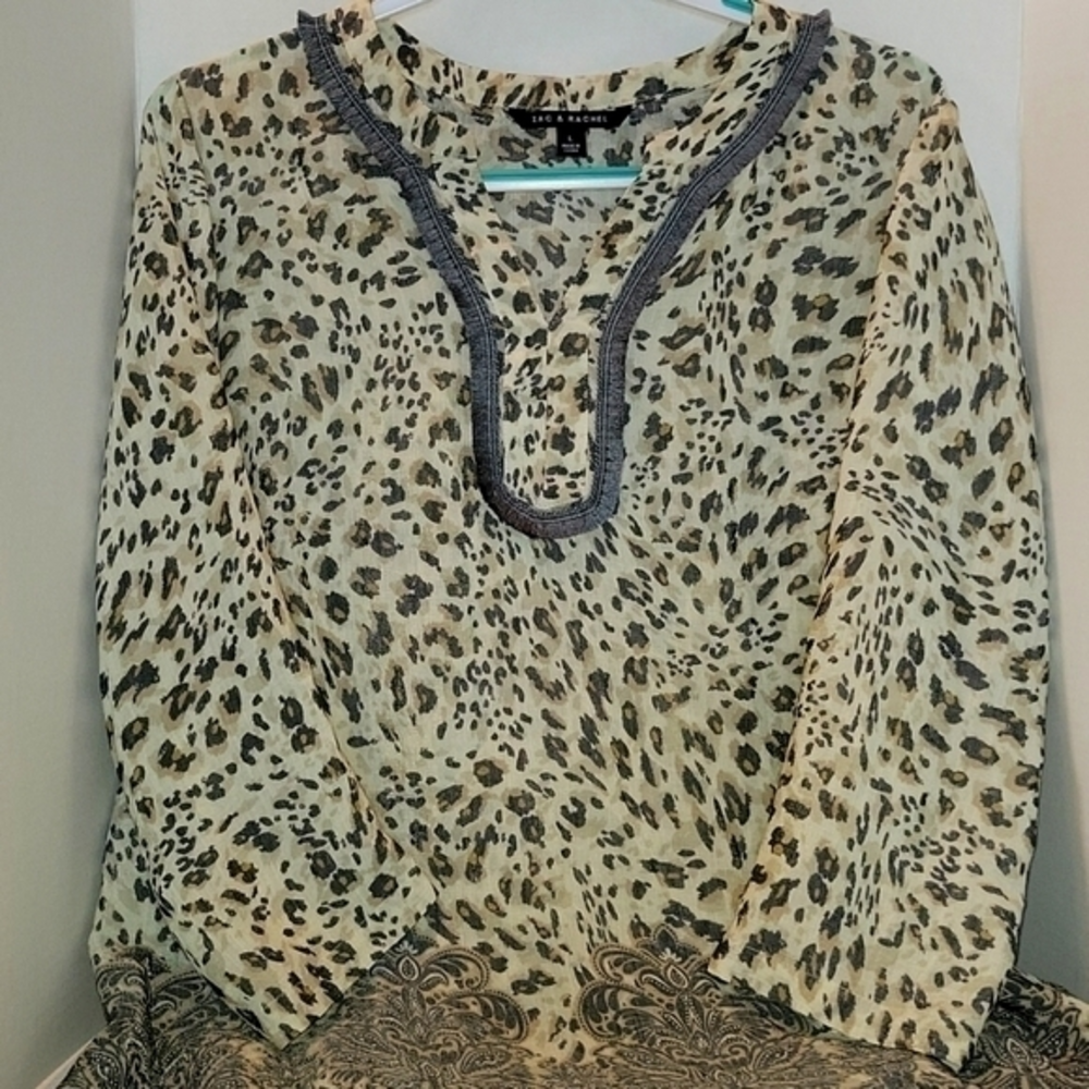 Zac & Rachel Cheetah print tunic